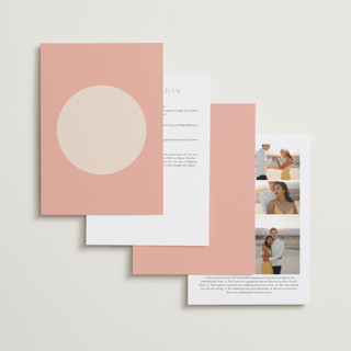 This is a blossom wedding invitations with standard by Hudson meet Rose called unity printing on signature in standard