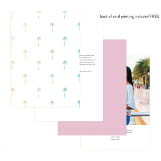 This is a ombre table numbers with foil pressed by lulu and isabelle called sunset by the sea printing on doublethick in standard