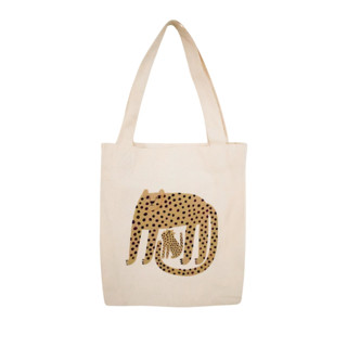 This is a natural back to school supplies by Imani Kids by Imani Collective called mama and cub tote bag in standard