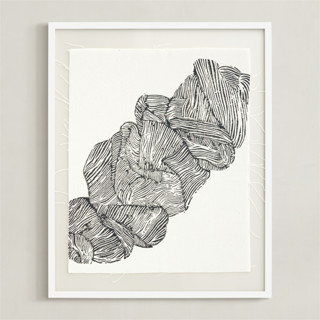 This is a ink textile art by Pati Cascino called groove in standard