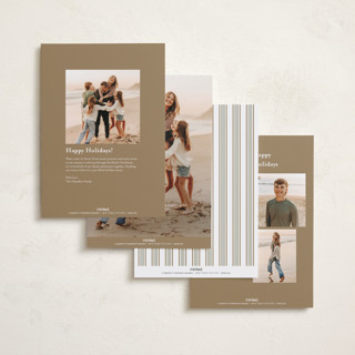 This is a eucalyptus thanksgiving cards invitations with foil pressed by Christy Hy Lee called clean frame printing on recycled smooth signature in standard