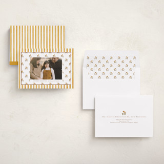 This is a goldenrod thanksgiving cards invitations with standard by Ashlee Townsend called goldenrod printing on recycled smooth signature in standard