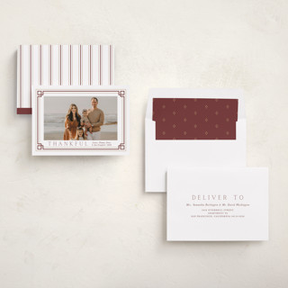 This is a maple thanksgiving cards invitations with standard by Alston Foster called bountiful printing on recycled smooth signature in standard