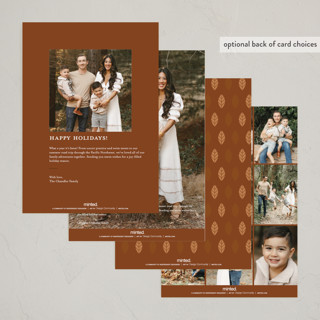 This is a nutmeg thanksgiving cards invitations with standard by Sandra Picco Design called thankful sentiment printing on recycled smooth signature in standard