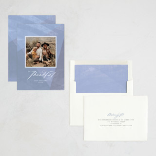 This is a frost thanksgiving cards invitations with standard by Heather Cairl called angles printing on recycled smooth signature in standard