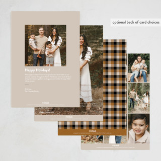 This is a mink thanksgiving cards invitations with standard by Annie Clark called fields printing on recycled smooth signature in standard