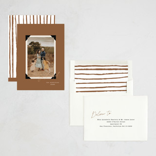 This is a chestnut thanksgiving cards invitations with standard by Morgan Kendall called nostalgic thanks printing on recycled smooth signature in standard