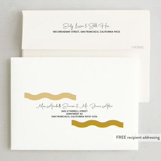 This is a golden hour thanksgiving cards invitations with standard by Claire called making waves printing on recycled smooth signature in standard
