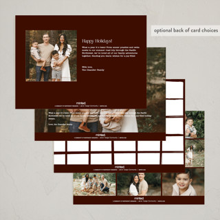 This is a milk thanksgiving cards invitations with standard by Liz Conley called thankful side printing on recycled smooth signature in standard