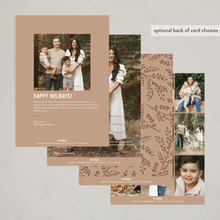 This is a snow thanksgiving cards invitations with standard by Hooray Creative called thanksgiving script printing on recycled smooth signature in standard