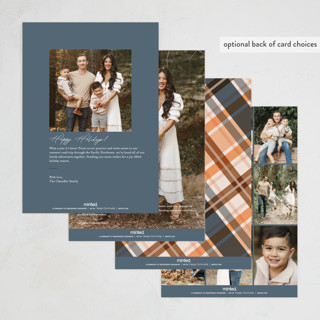This is a festive thanksgiving cards invitations with standard by Pixel and Hank called crisscrossed printing on recycled smooth signature in standard