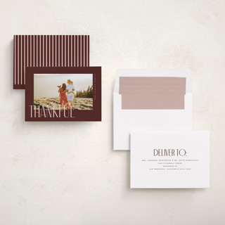 This is a pecan thanksgiving cards invitations with standard by Pixel and Hank called depth printing on recycled smooth signature in standard