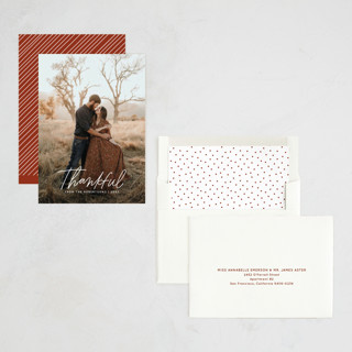 This is a cloud thanksgiving cards invitations with standard by Kristen Magee called scripty merry christmas printing on recycled smooth signature in standard