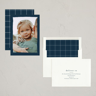 This is a blueberry thanksgiving cards invitations with standard by Jessica Williams called soft edge printing on recycled smooth signature in standard