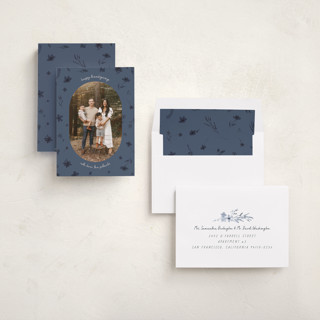 This is a provincial thanksgiving cards invitations with standard by Jenna Holcomb called wildflower printing on recycled smooth signature in standard