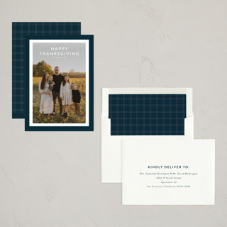 This is a ocean thanksgiving cards invitations with standard by Stacey Meacham called bold frame printing on recycled smooth signature in standard