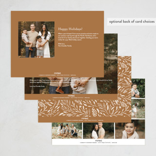 This is a acorn thanksgiving cards invitations with standard by Megan Alissa called a season of thanks printing on recycled smooth signature in standard
