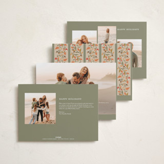 This is a moss thanksgiving cards invitations with standard by Jackie Crawford called acorn forest printing on recycled smooth signature in standard