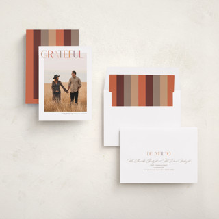 This is a harvest thanksgiving cards invitations with standard by Eric Clegg called colors of autumn printing on recycled smooth signature in standard