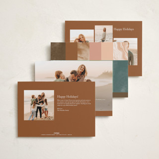 This is a autumnal thanksgiving cards invitations with standard by Pixel and Hank called palette printing on recycled smooth signature in standard