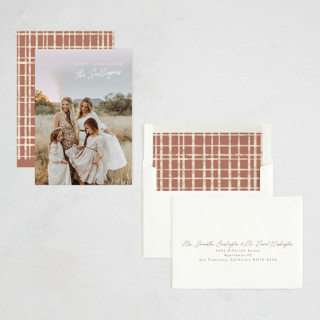 This is a snow thanksgiving cards invitations with standard by Tamara Hilje called firma printing on recycled smooth signature in standard
