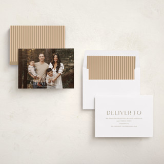 This is a cotton thanksgiving cards invitations with standard by Sara Hicks Malone called feeling grateful printing on recycled smooth signature in standard