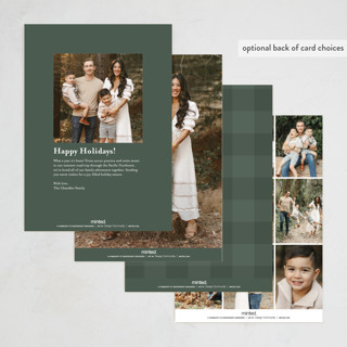 This is a cotton thanksgiving cards invitations with standard by Lea Delaveris called grateful and blessed printing on recycled smooth signature in standard