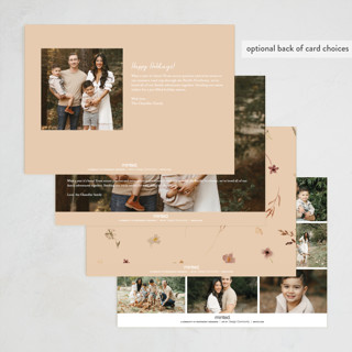 This is a chai thanksgiving cards invitations with standard by Jenna Holcomb called wildflower printing on recycled smooth signature in standard