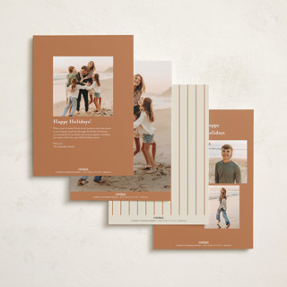 This is a salmon thanksgiving cards invitations with standard by Ellen Schlegelmilch called grand printing on recycled smooth signature in standard