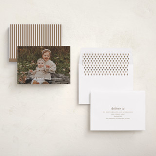 This is a powder thanksgiving cards invitations with standard by Sara Hicks Malone called grateful moments printing on recycled smooth signature in standard