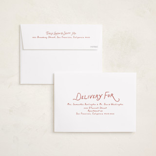This is a powder thanksgiving cards invitations with standard by Erin L. Wilson called our thankful hearts printing on recycled smooth signature in standard