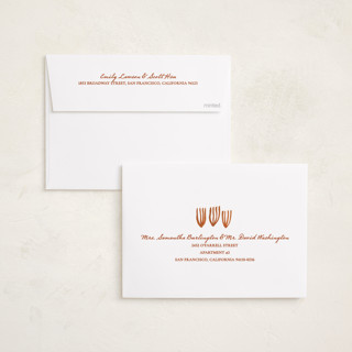 This is a orchard thanksgiving cards invitations with standard by Sumak Studio called autumn orchard printing on recycled smooth signature in standard