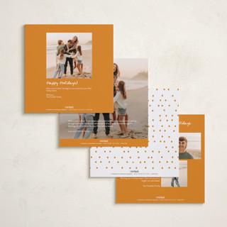 This is a tangerine thanksgiving cards invitations with standard by Jelena Vuletic called merribelle printing on recycled smooth signature in standard