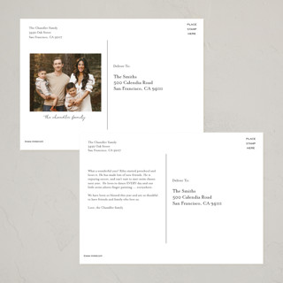 This is a denim thanksgiving cards invitations with standard by Kristel called we are grateful printing on signature in postcard