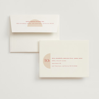 This is a blossom wedding thank you cards with standard by Hudson meet Rose called unity printing on strathmore in standard