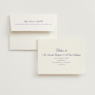 This is a plum wedding thank you cards with standard by Cass Loh called blooming crest printing on strathmore in standard