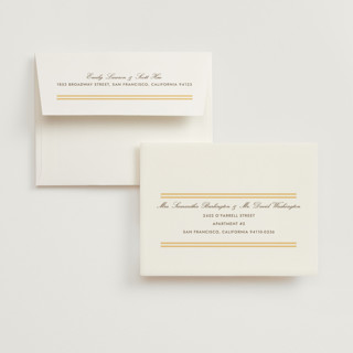 This is a melon wedding thank you cards with standard by Megan Davis called bocce printing on strathmore in standard