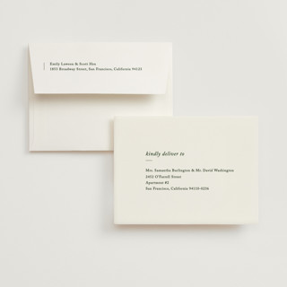 This is a forest wedding thank you cards with standard by Bethan called editorial printing on strathmore in standard