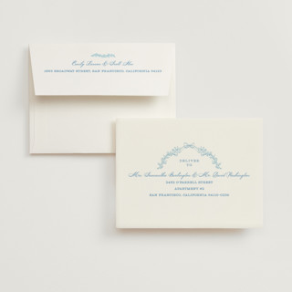 This is a capri wedding thank you cards with standard by Creo Study called royalty printing on strathmore in standard