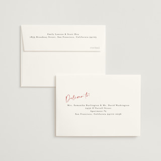 This is a apple wedding thank you cards with standard by Iveta Angelova called highlights printing on strathmore in standard
