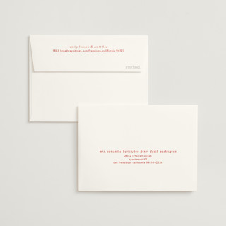This is a berry wedding thank you cards with standard by JoAnn Jinks called signature frames printing on strathmore in standard
