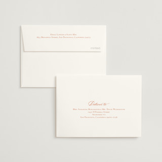 This is a poppy wedding thank you cards with standard by Jennifer Postorino called avery printing on strathmore in standard