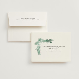This is a palm wedding thank you cards with standard by Pink House Press called destination printing on strathmore in standard