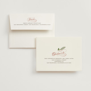 This is a champagne wedding thank you cards with standard by Griffinbell Paper Co. called rustic ranch printing on strathmore in standard