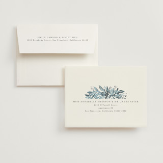 This is a atlantic wedding thank you cards with standard by Karidy Walker called tailored branches printing on strathmore in standard