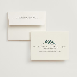 This is a coal wedding thank you cards with standard by Lehan Veenker called twilight printing on strathmore in standard