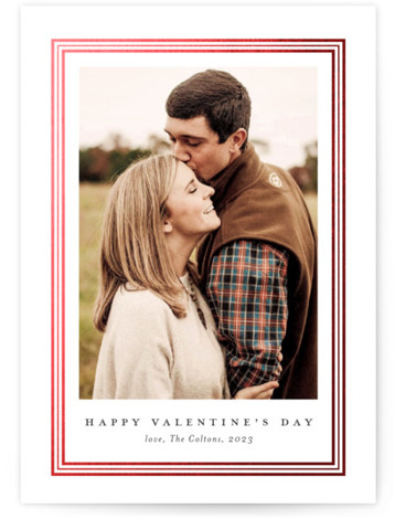 Ever classic Foil-Pressed Valentine's Day Cards