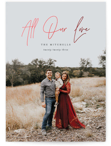 Love Wishes Foil-Pressed Valentine's Day Cards