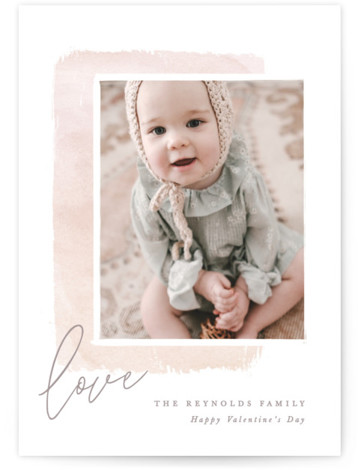 Modern Watercolor Valentine's Day Cards
