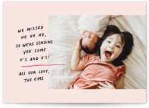 This is a pink valentines day by Annie Clark called Passing Notes with standard printing on signature in standard.